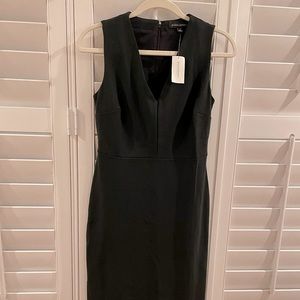Banana Republic black v neck dress. Perfect for work.